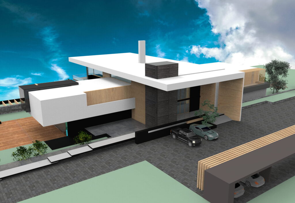 Arhitektura luksuzne vile Fruška Gora - Konzolni prepust