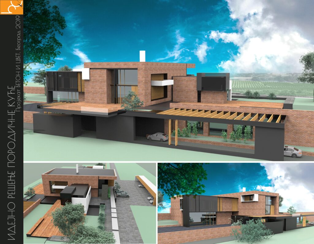 dejno resenje vile Fruska Gora savremena cigla