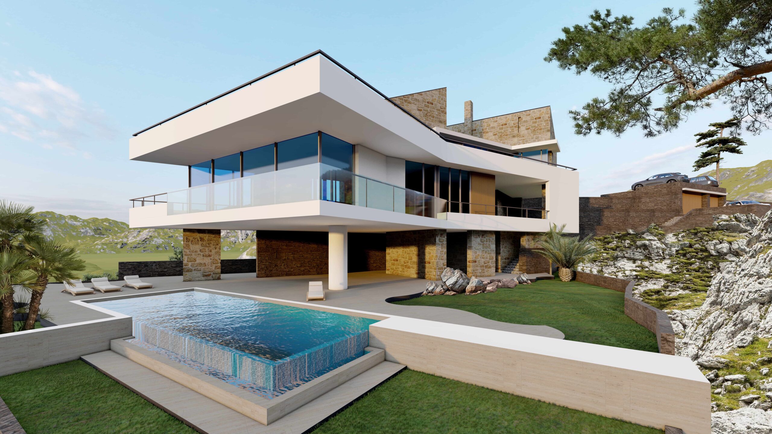 Projektovanje vila u Budvi — Beton i Cvet